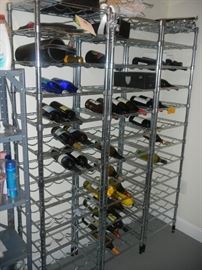 wine racks, wine NOT for sale