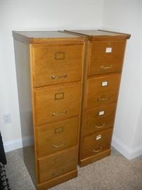 wooden file cabinets