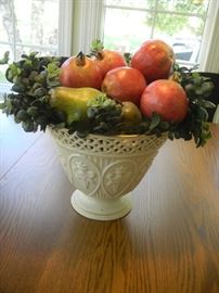 Lenox bowl with fruit