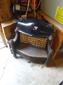 old fireplace burner
