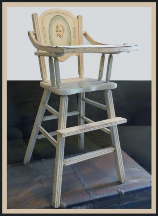 Child's High Chair - Vintage.