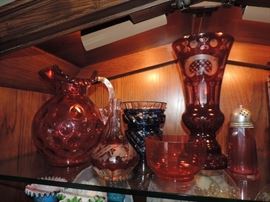 Coin Dot Pitcher, Etched Items, Bohemian ... 