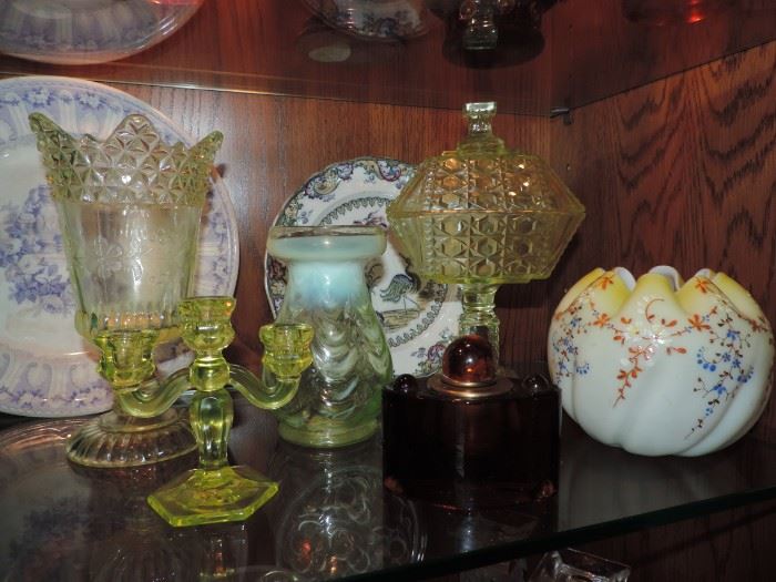 Vaseline Glassware and others