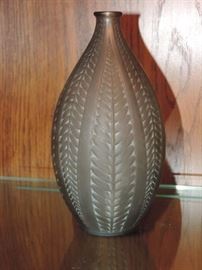 Lalique Vase - early example - has a small flake at top edge