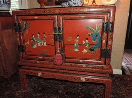 detail of Chest on Stand 