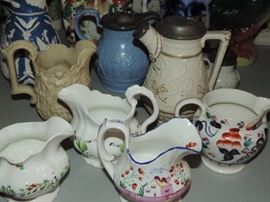 19th Century Cream and Milk Jugs / Pitchers 