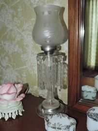 one of a PAIR ! Vintage Boudoir Lamps 