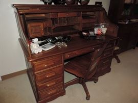 Shown open...misc office supplies...