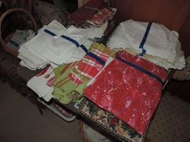 MANY Table Linens in this sale...