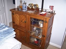 OAK CABINET  &  SMALLS