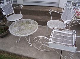 METAL MESH PATIO SET