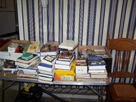 TABLE OF BOOKS