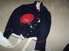 CIVIL WAR RE-ENACTOR'S CAP & JACKET