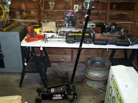 FLOOR JACK & MISC.