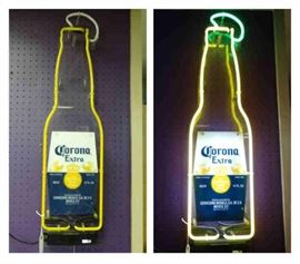 Neon Corona Advertising Sign