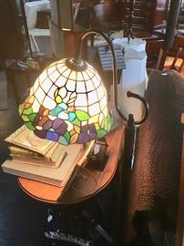 Top of Stained Glass Floor Lamp