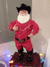 Cowboy Holley santa