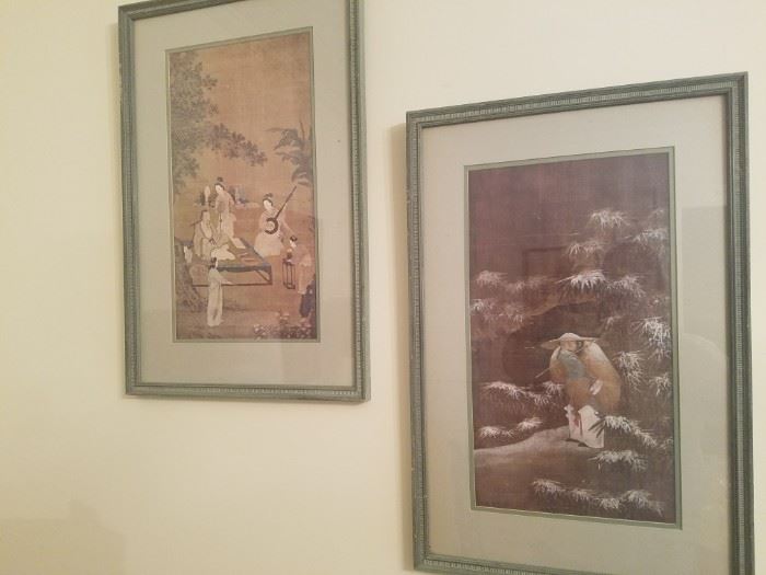 Asian framed prints