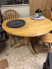 Nice oak dinette 50.00