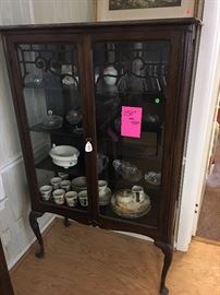 Antique Curio cabinet was 450 now 150