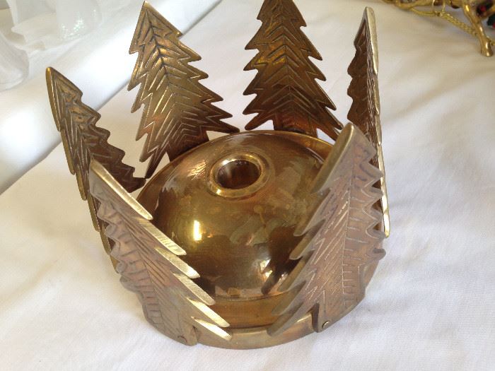 Brass candle holder