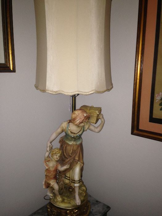 Large vintage lamp
