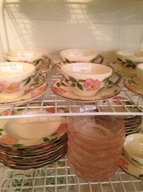 Desert Rose cups & saucers