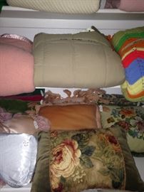 Blankets and pillows