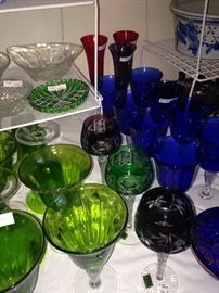 Colored glassware