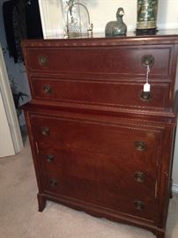 Five drawer chest of drawers