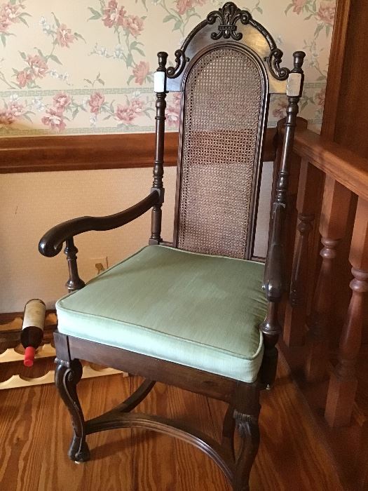 Cane Back Chair that Matches Dining Room Set