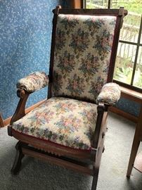 Antique Platform Rocking Chair