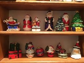 Collection of China Figural Boxes