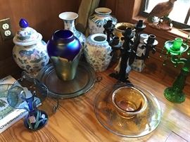 Vases, etc