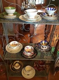 Collection of Cup / Saucer/ Plates - this is a small portion of them