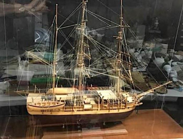 Charles W Morgan Whaling Ship Model