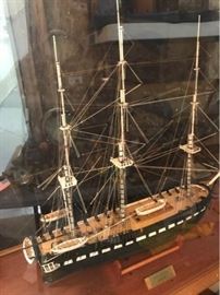 Boston 1797 USS Constitution Ship Model