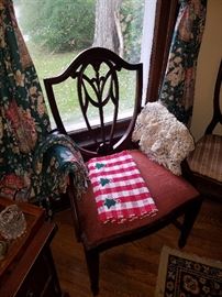Dining room table captain chair