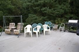 Outdoor Patio Chairs, Grills, Platers & More 