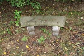 Concrete Garden Bench 