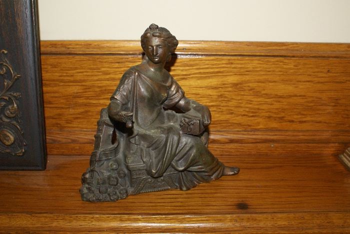 Antique Figure of Lady Casted by AM WRC Co New York