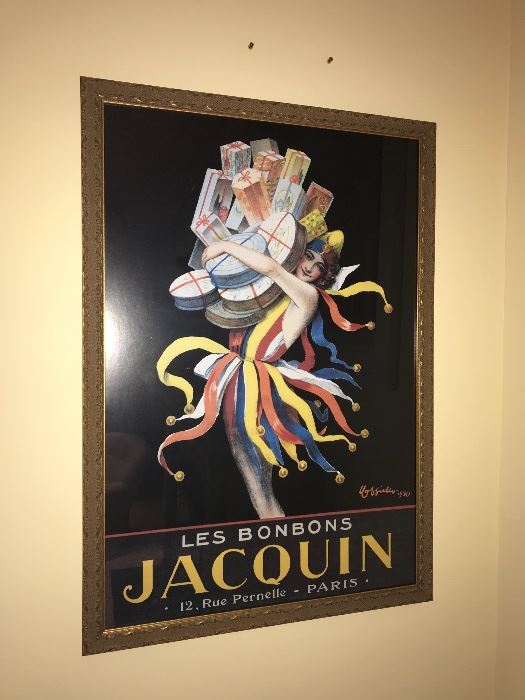 Les Bonbons JACQUIN Paris - framed art