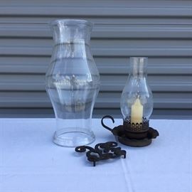 Vintage Metal with Glass Globe Candle Holder https://ctbids.com/#!/description/share/53244
