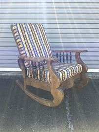 Antique Rocker/Recliner with Removable Cushions https://ctbids.com/#!/description/share/53169