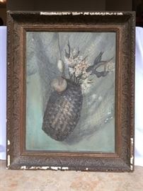 Framed Art “Flowers In Basket” https://ctbids.com/#!/description/share/53057