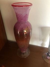 Studio Art glass vase