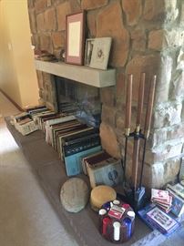 Wanna play cards in front of the fire? Or read a book?