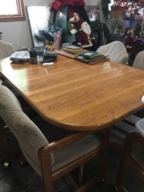 Very nice, and the chairs roll!