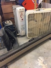 Heaters and fans - make everyone happy.