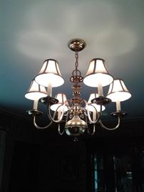 Vintage brass chandelier